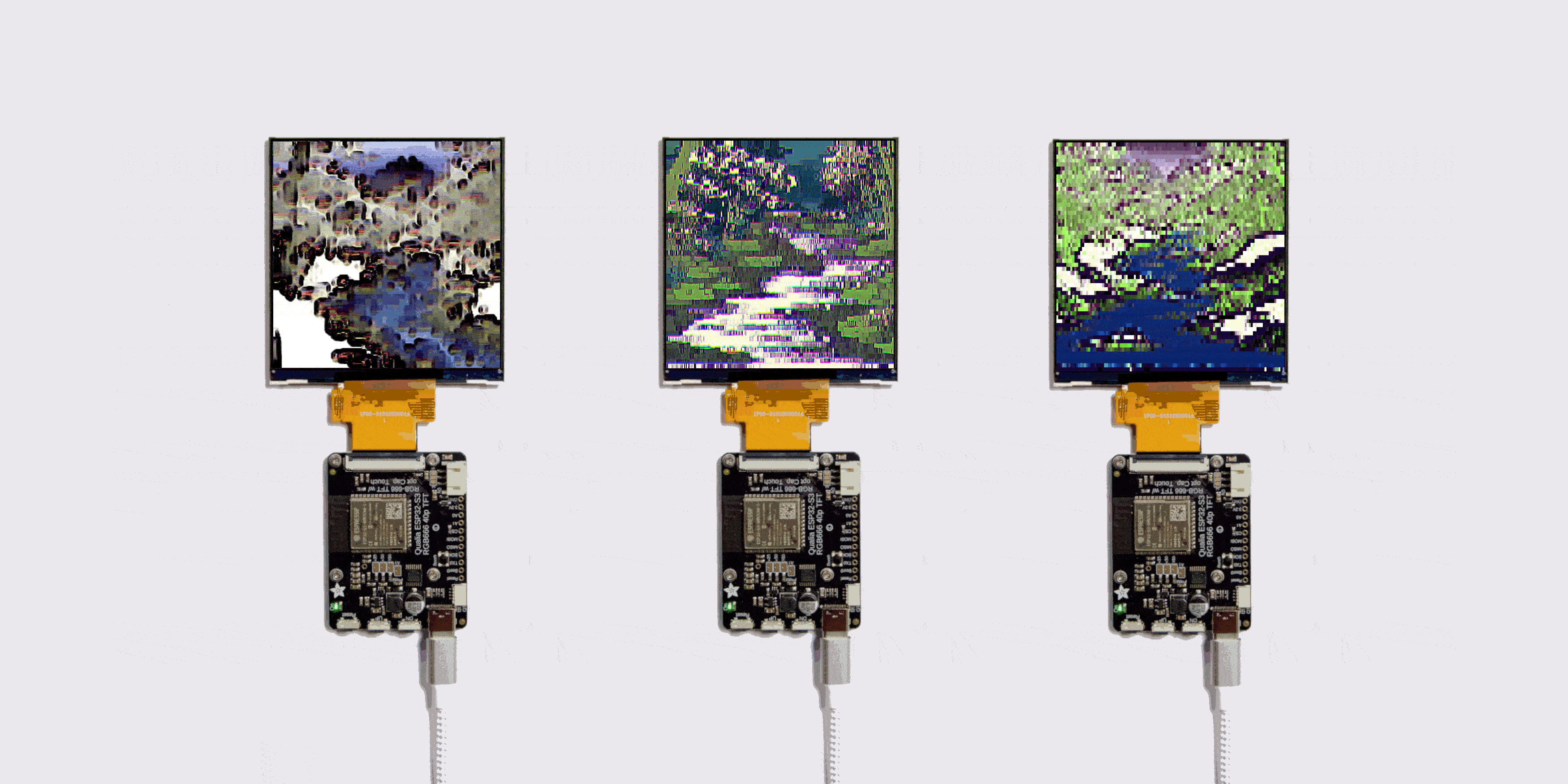 three streams on screens